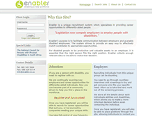 Tablet Screenshot of enabler.co.za